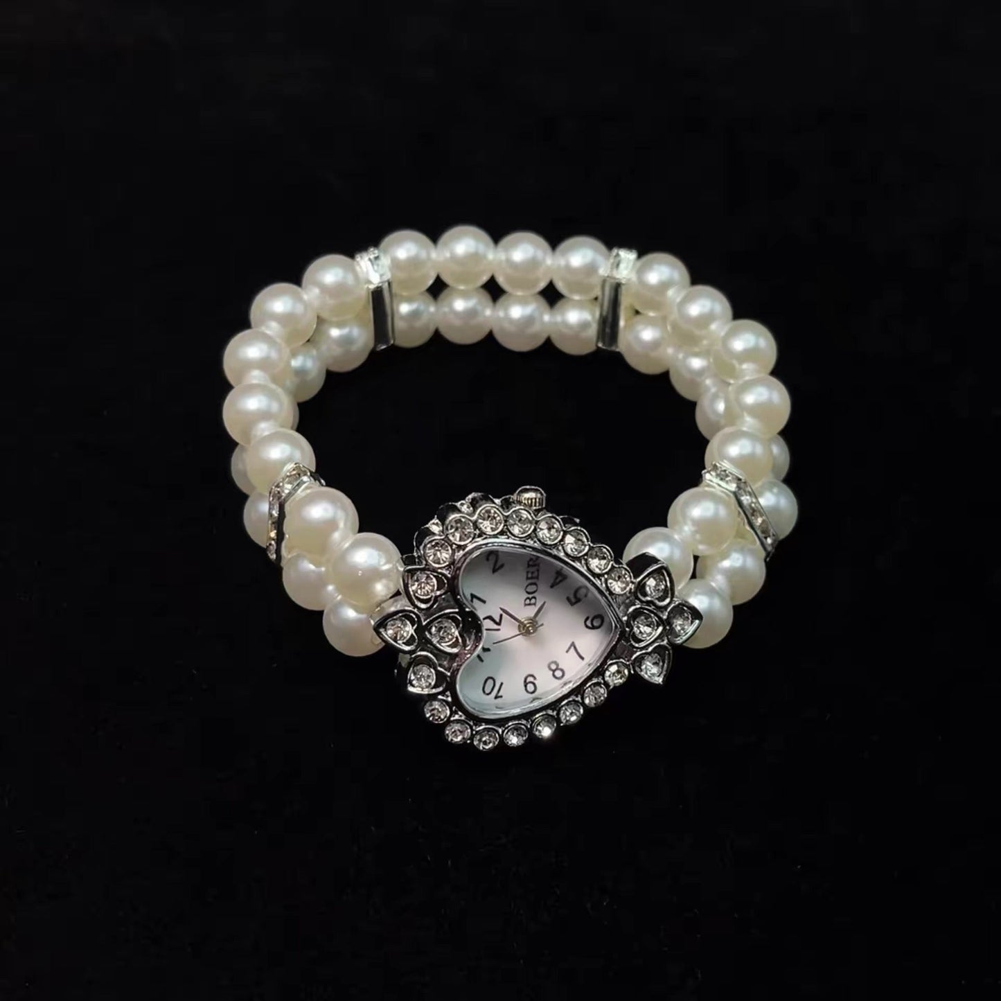 🎁 pearl heart watch (100% off)